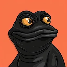 Black Pepe token logo