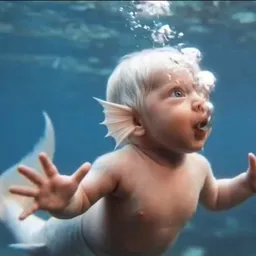 Mermaid baby