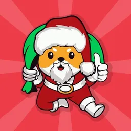 Santa Floki Christmas token logo