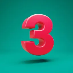 N = 3