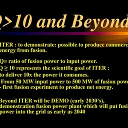 Q > 10 & BEYOND