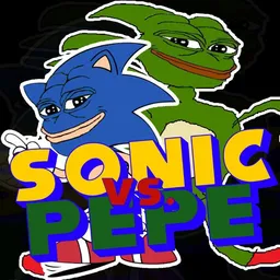 SONIC vs PEPE token logo