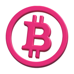 bitcoin pink token logo